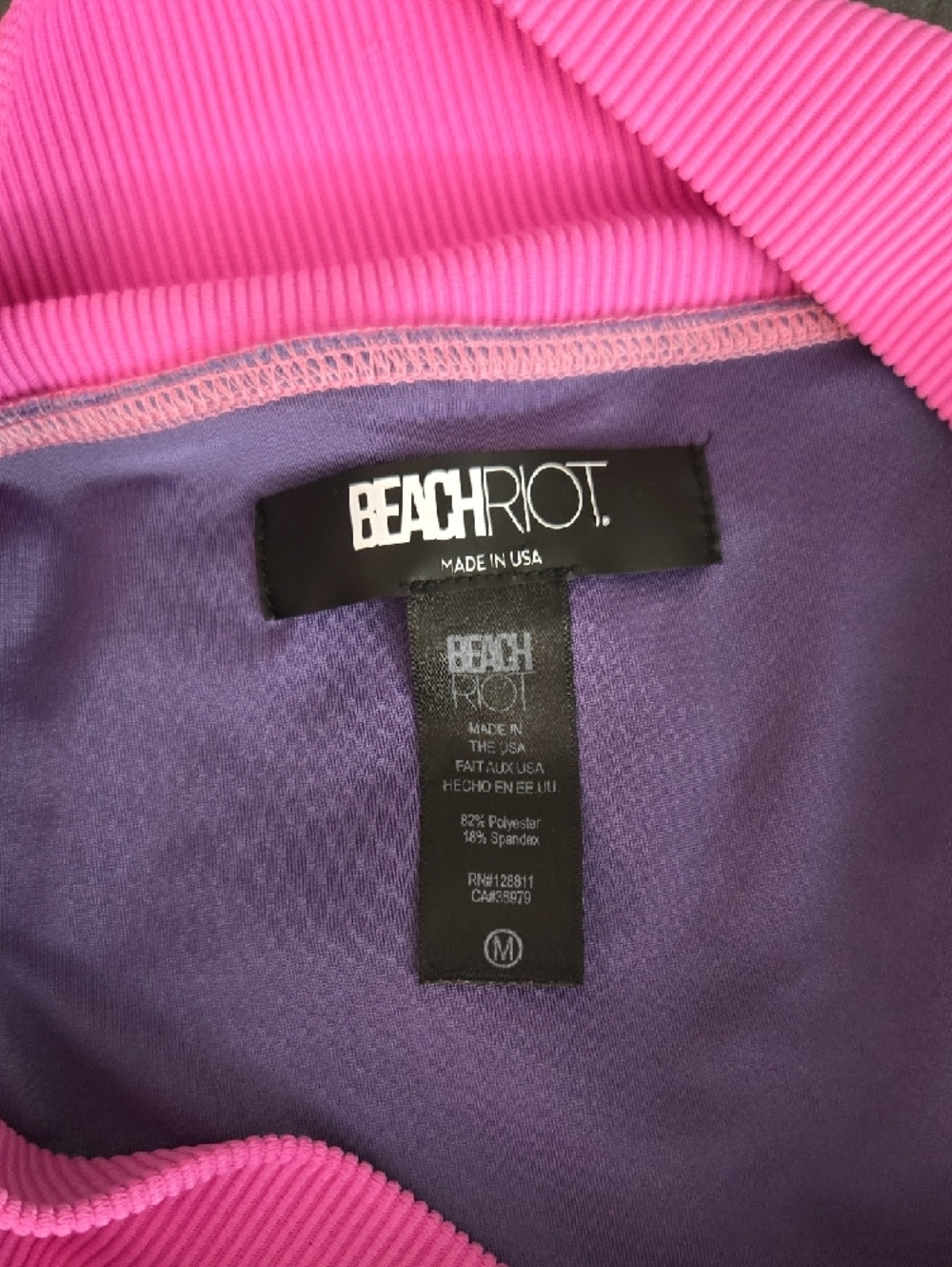 Beach Riot Pink, Lavender & Mint Ribbed Bikini Bottoms - Picture 5 of 6